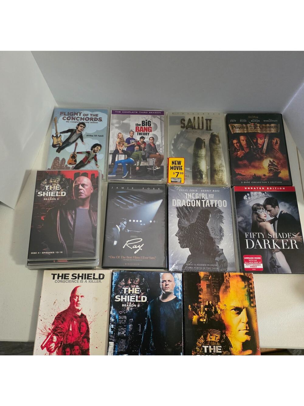DVD TV Series Lot The Shield Seasons + Big Bang Theory & More